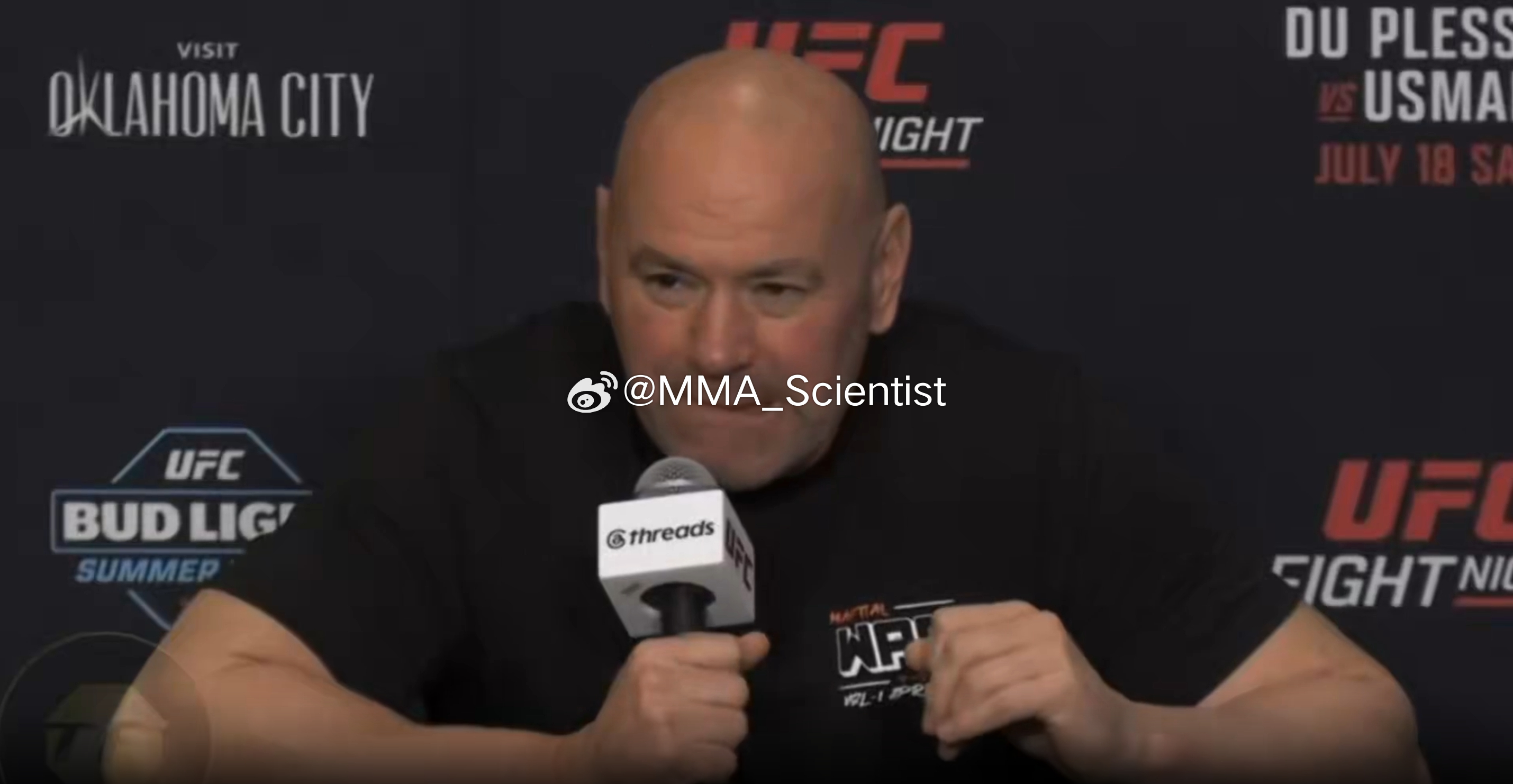 “一言九鼎”白大拿（Dana White）现在不想提“嘴炮”康纳·麦格雷戈（Co