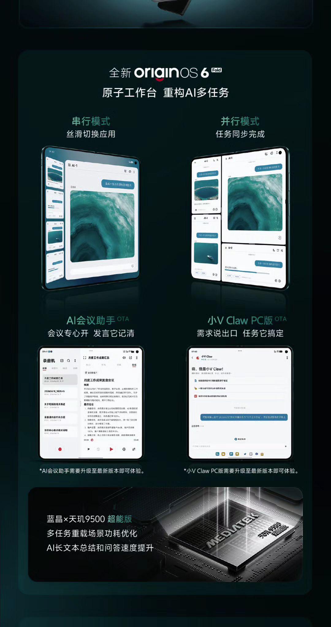 vivo X Fold6即将发布！OriginOS 6 Fold，为折叠大屏和A