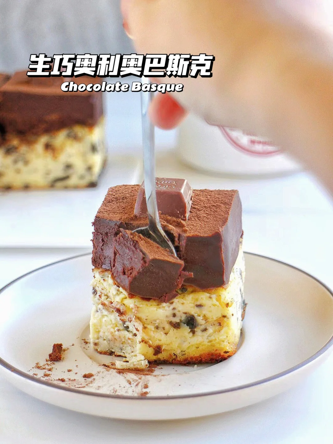 🔥美味暴击！丝滑浓郁 生巧奥利奥巴斯克