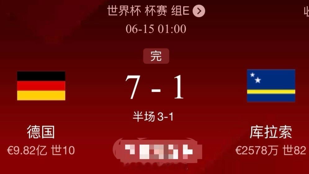 本届世界杯惨案来得太快了谁也没想到本届世界杯首个悬殊比分来得如此迅猛，德国队用一