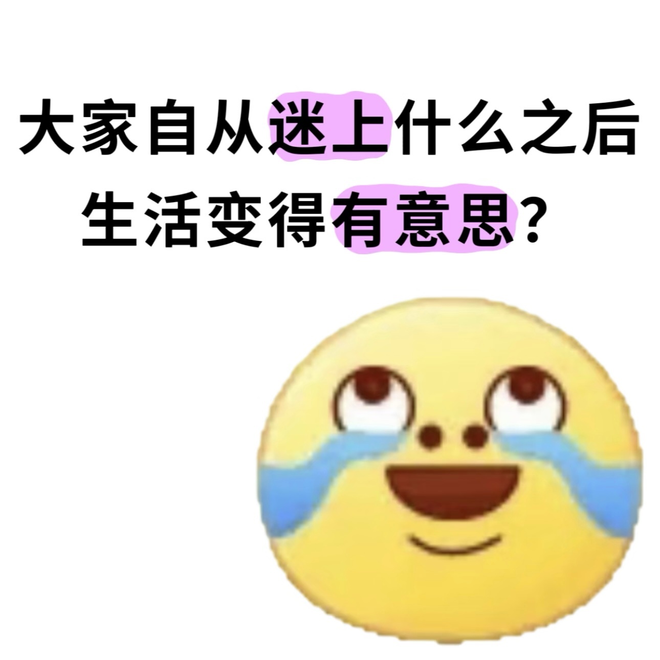你们自从迷上什么以后生活变得有意思了？ 