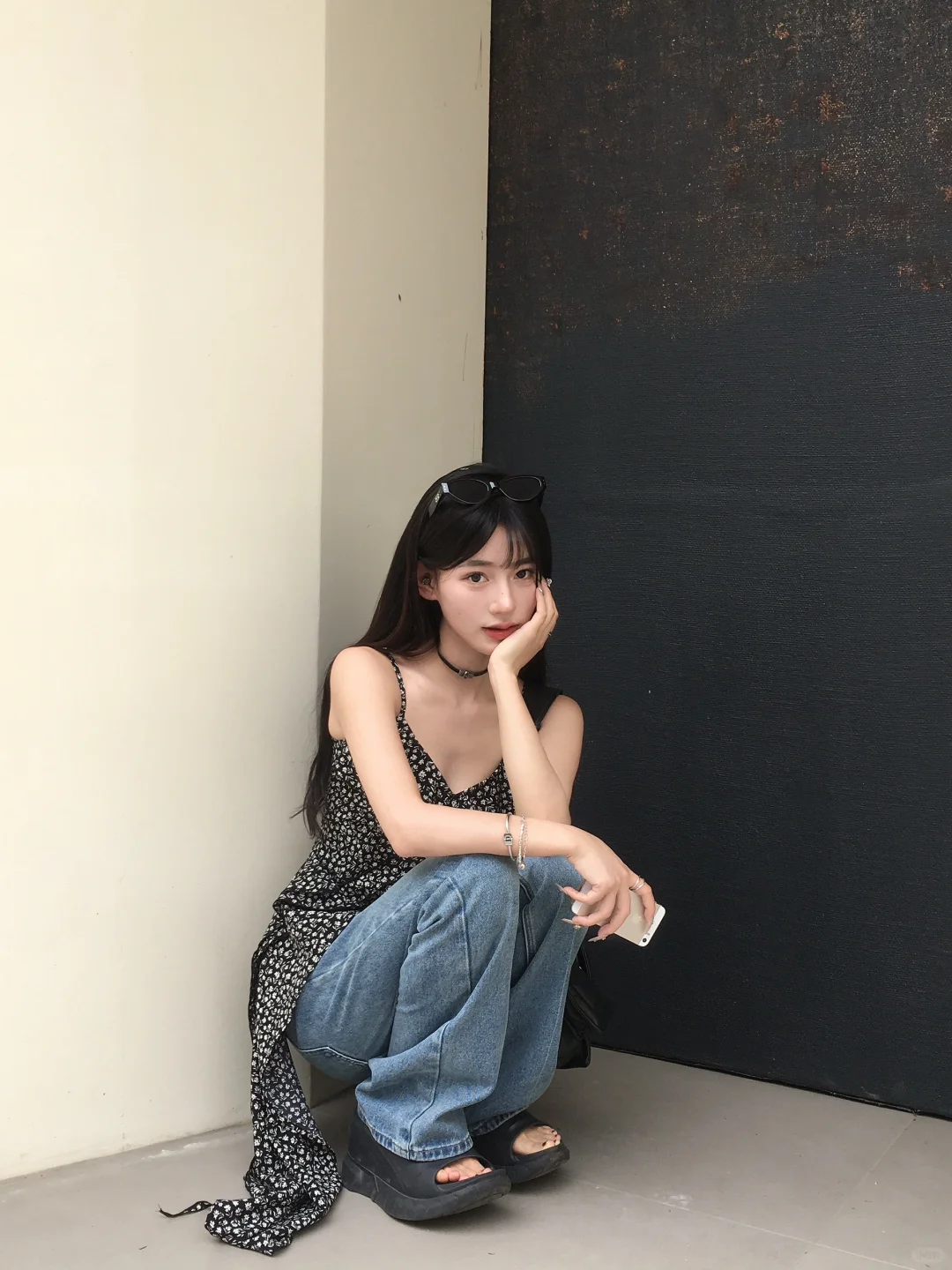 吊带牛仔裤永远穿不腻