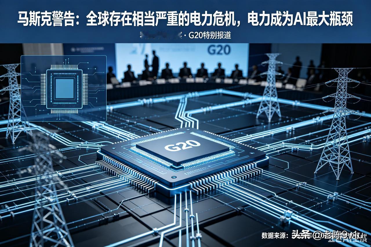 📢马斯克G20发声：全球存在相当严重的电力危机
 
当地时间9月1日，马斯克通