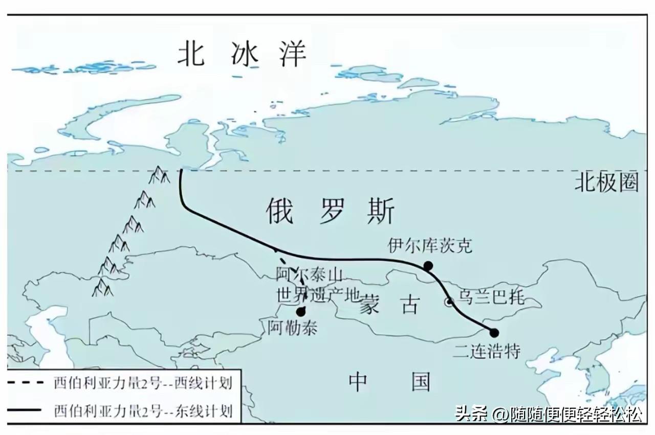 近日，中俄元首会谈重大议题，俄气输华西伯利亚力量二号线似乎谈成的可能性很小！
