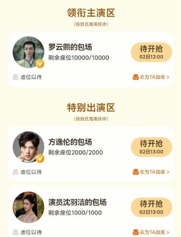 魅影神捕刚刚定档，云包场就已经到位了，制作方战友文化包了11111座，对这部剧也