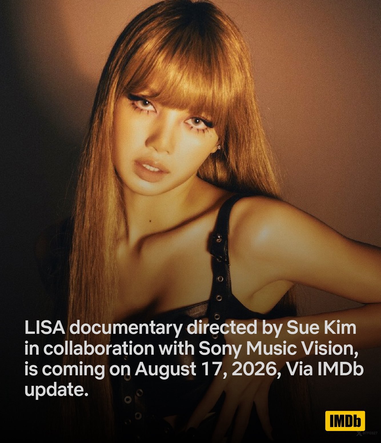 260611 Lisa相关消息一则🔥据IMDb更新报道，LISA即将推出的纪录