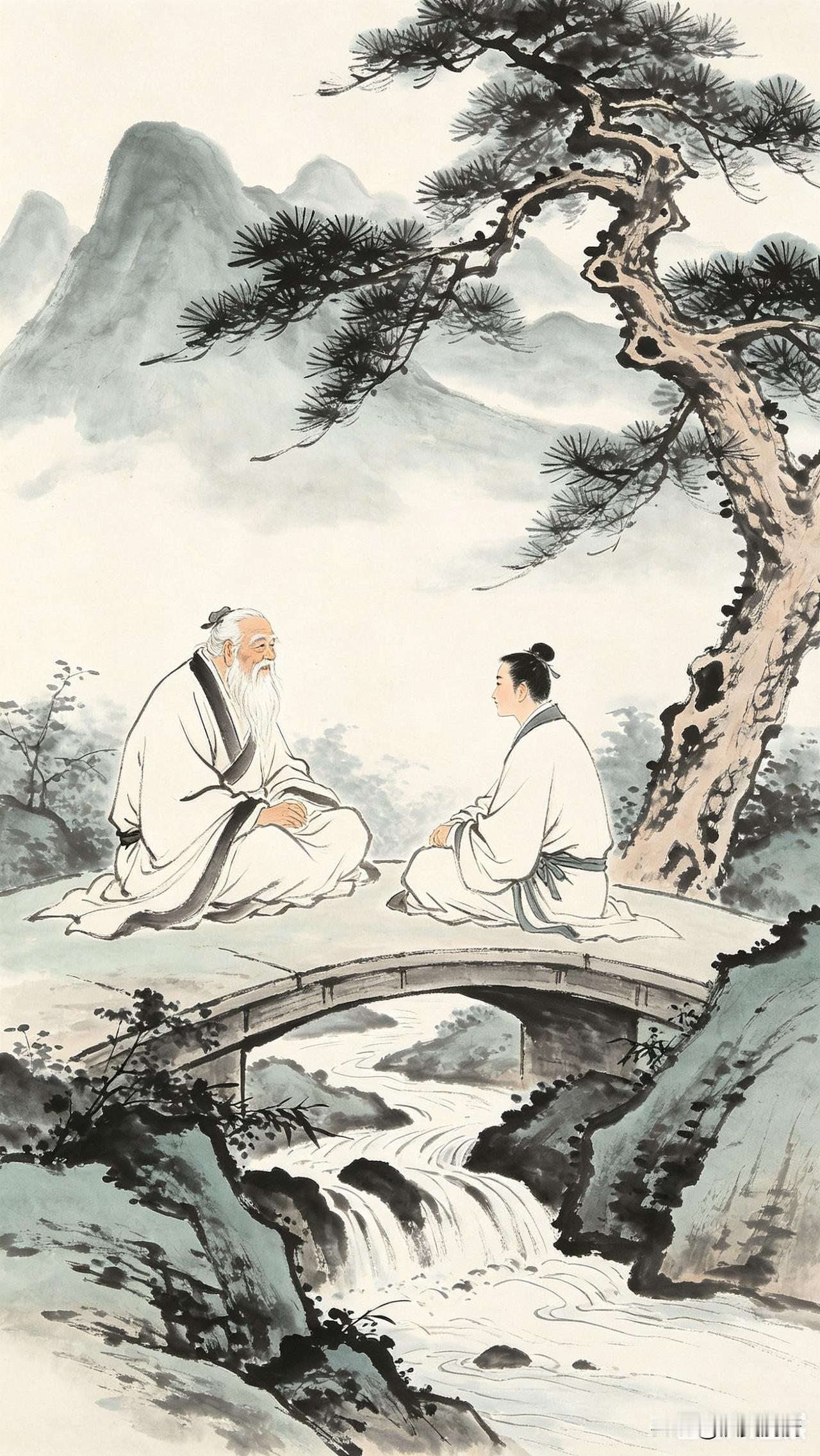 《四境启悟——昔贤问乐记》

昔有垂髫少年，怀忧叩问于乡野长隐：
“吾有衷曲，郁