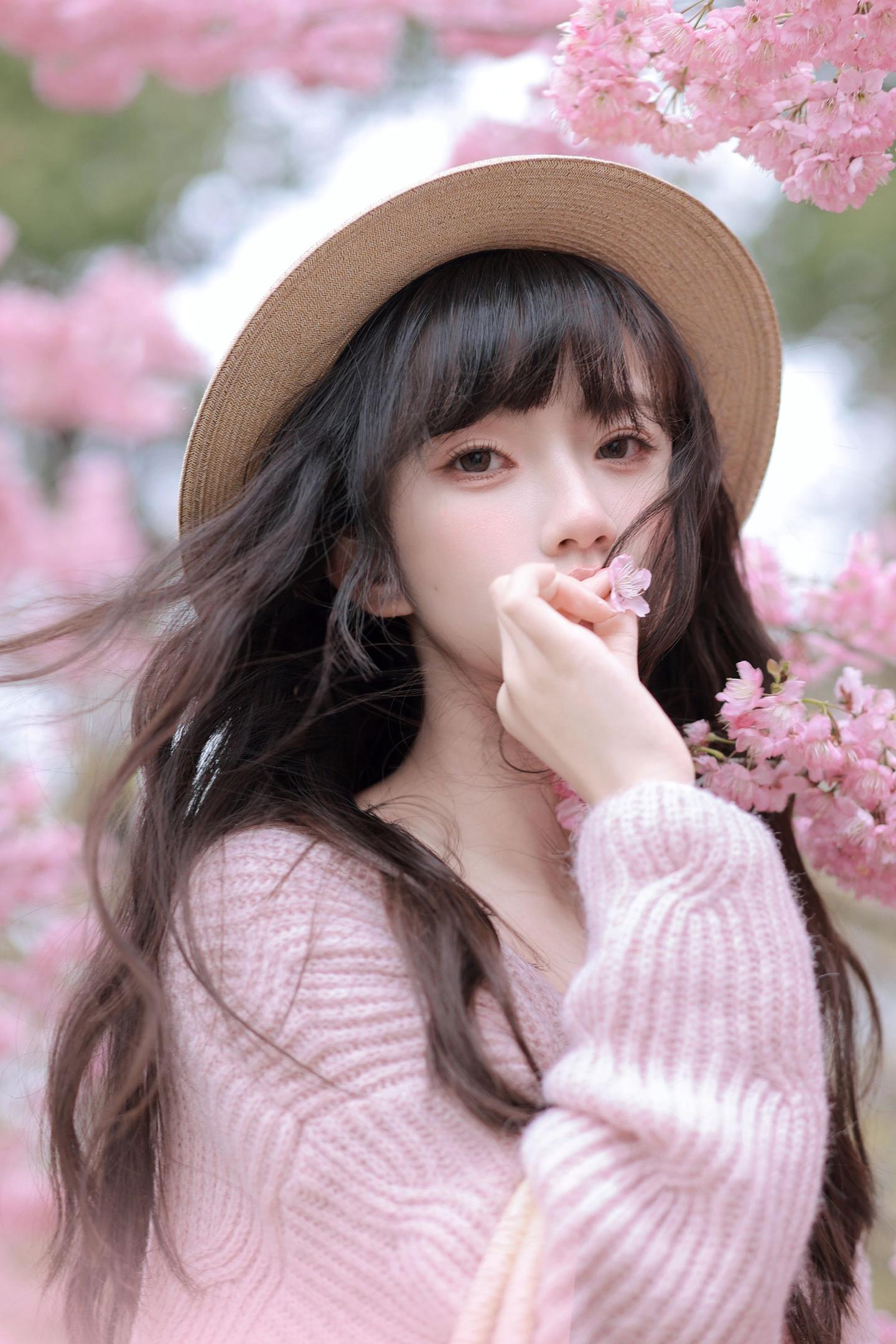 樱花在风的诗里，春天被折进纸里🌸。