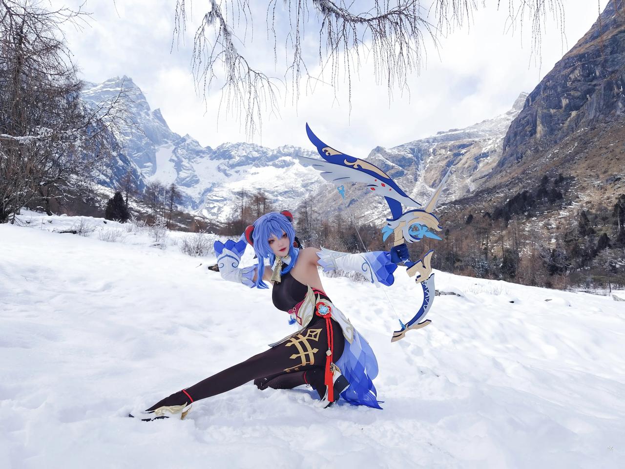 这甘雨的腿，什么水平！#原神# #游戏# #二次元#