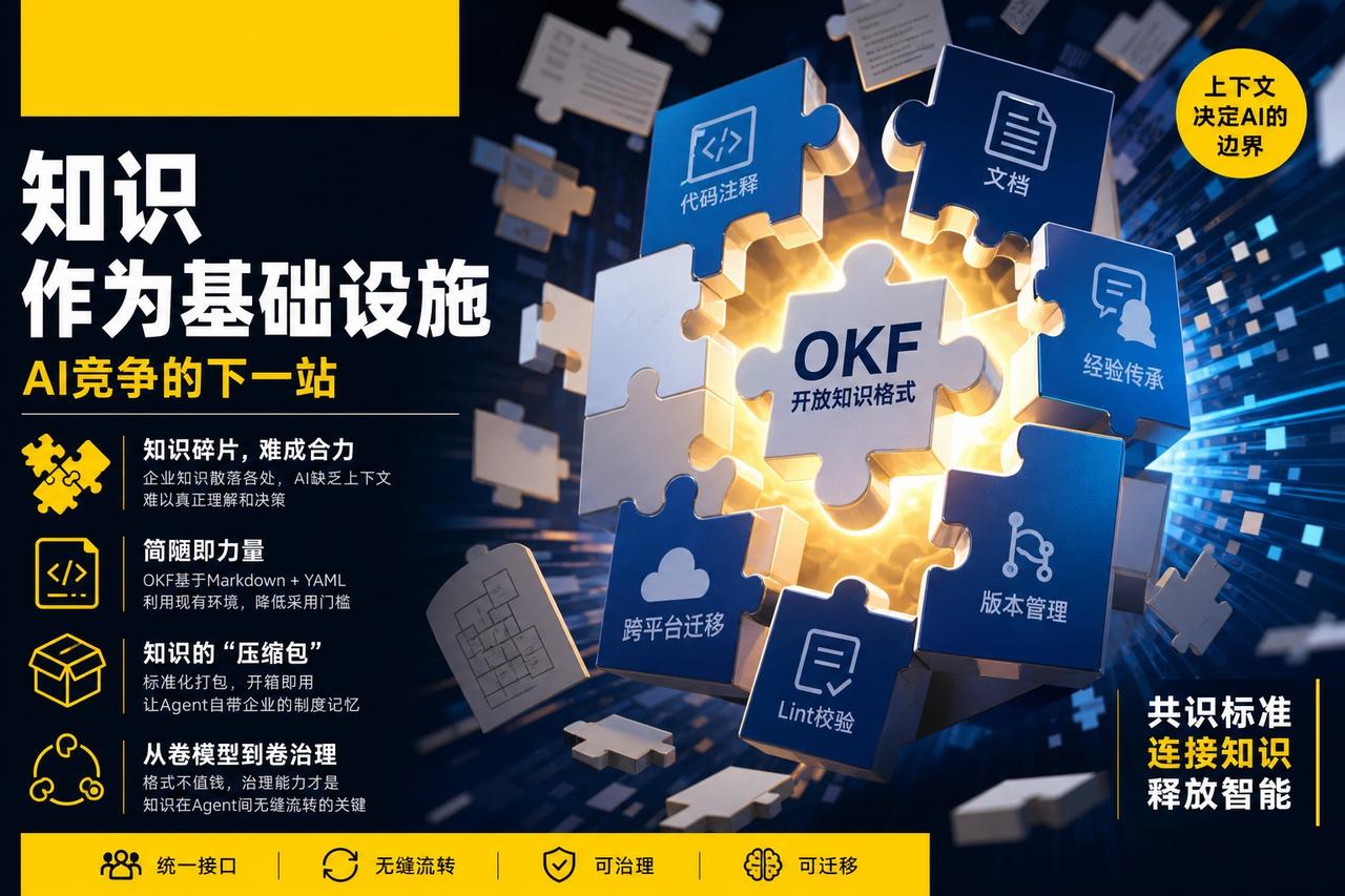 【谷歌发布OKF：给AI喂知识的“说明书”标准化了】

现在的AI模型智力已经撞