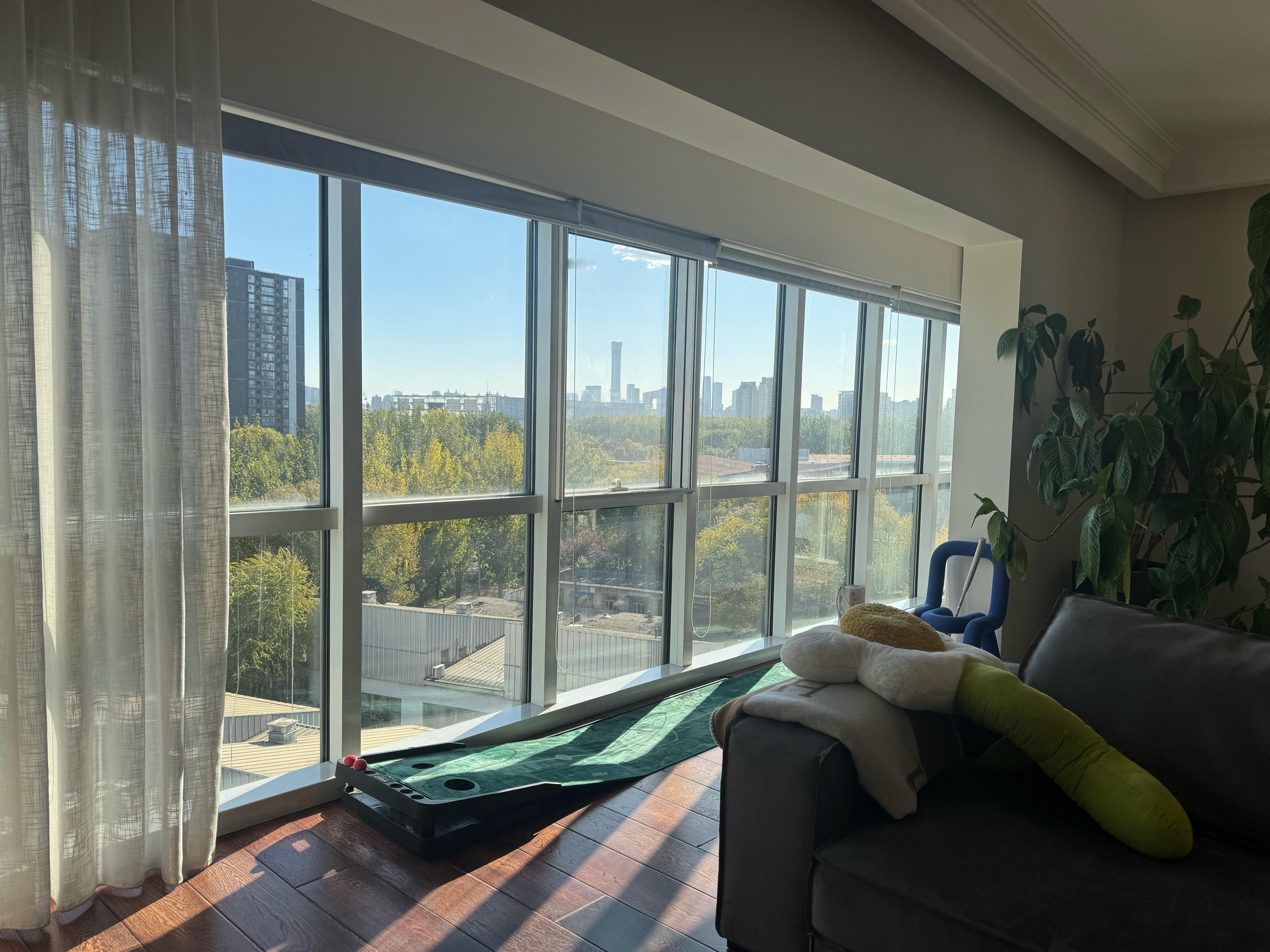 周末在床上赖到1点，看了看窗外，这应该是北京今年为数不多适合打球的天气了，没去打