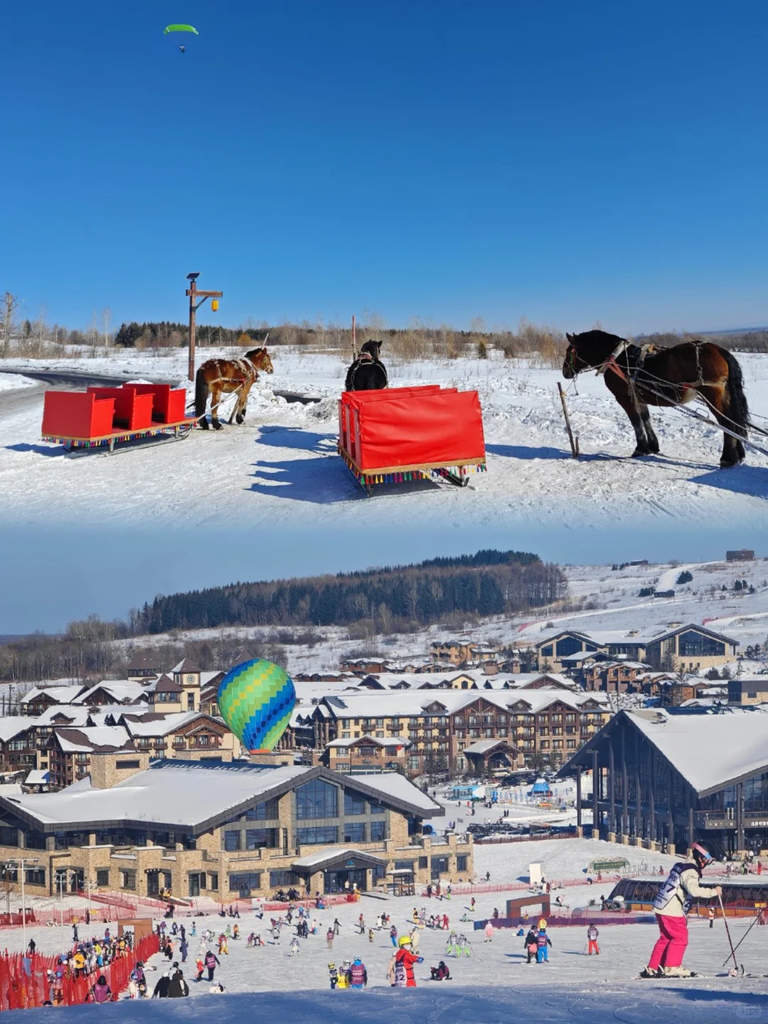 来长白山入住童话雪景木屋，体验雪地温泉♨
