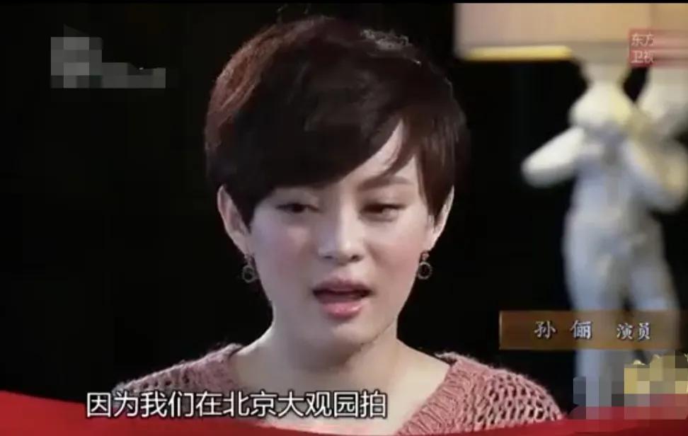 孙俪透露说：“拍甄嬛传前十天都快崩溃了，北京大观园拍的，特别多的游客，而且我刚刚