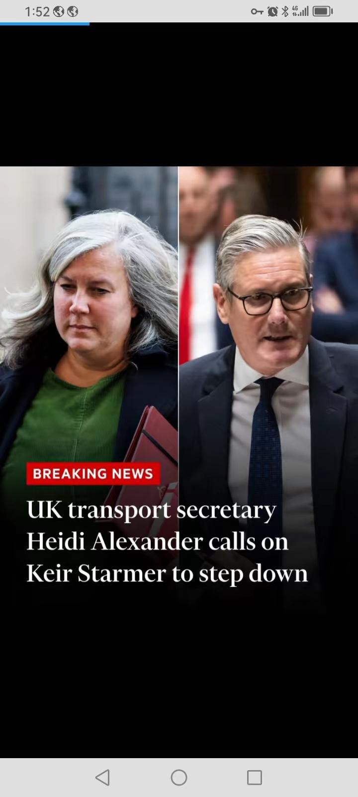 根据金融时报报道，英国首相斯塔默被交通大臣督促制订离职时间表，并且有多位内阁大臣