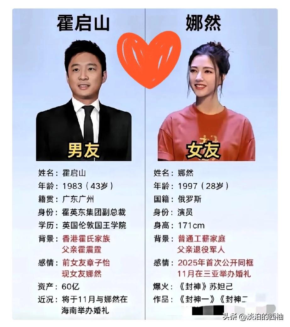 果然姜还是老的辣
近期霍启山被传和娜然即将结婚的消息，这场突如其来的绯闻，大概率