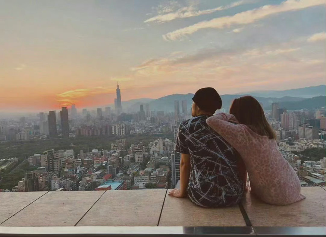 夕阳下的美好
