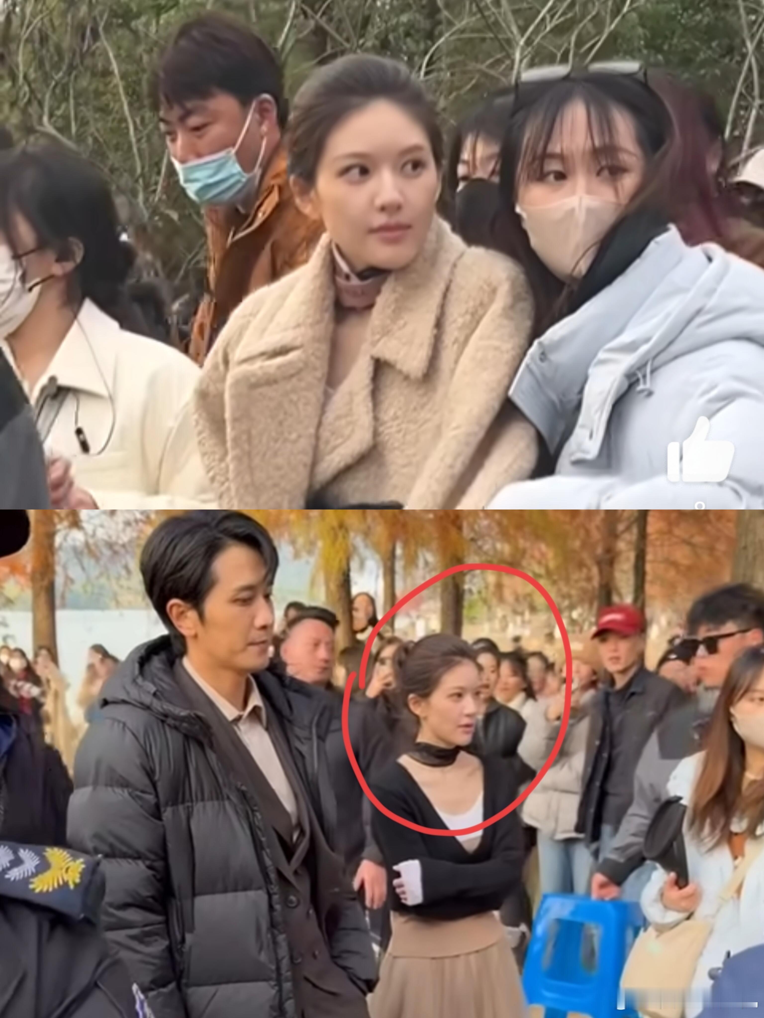 徐以若 赵露思  徐以若 于正  感觉拍戏时好憔悴，心疼，希望赶紧好起来吧露思真