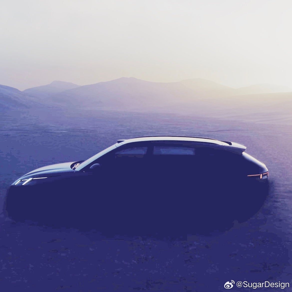 领克07旅行车首张官方预告图来了！拉一下曝光看看尾翼造型是镂空的 