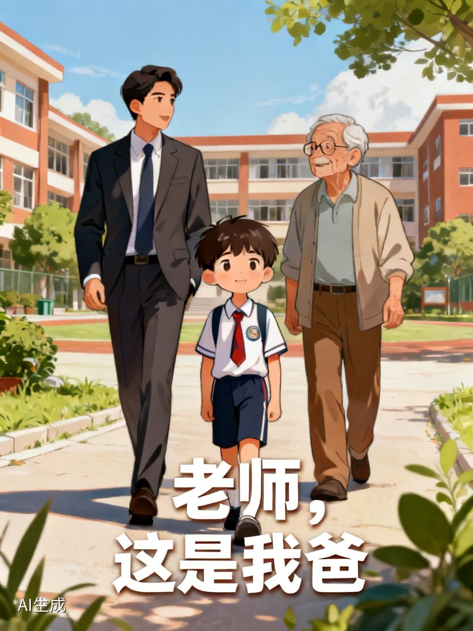 一个小学生犯了错，被老师要求叫家长。可这孩子害怕被父母教训，就用零花钱在公园里雇