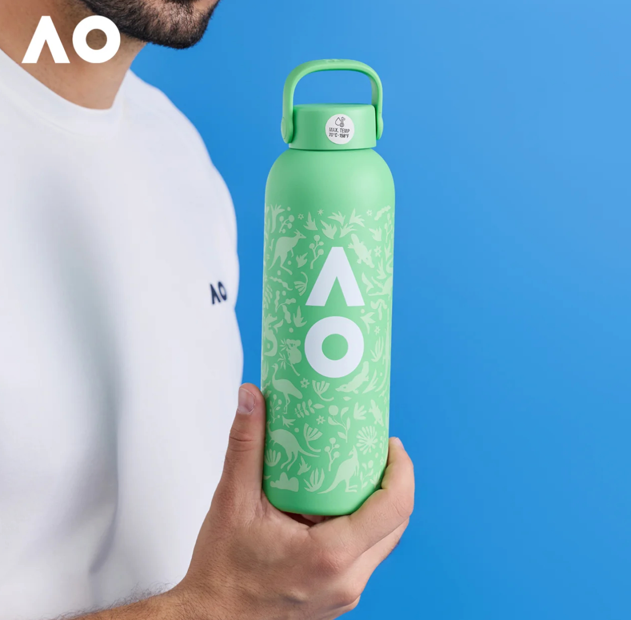 🎾 AO澳网2027球员水杯全球首发！把墨尔本的赛场氛围，带进日常生活💙🤍