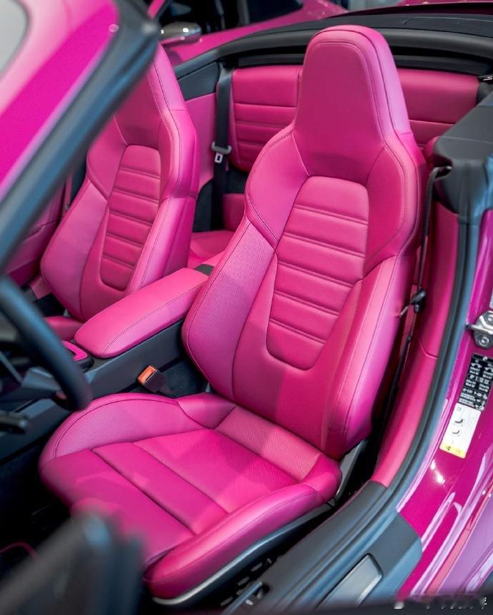 保时捷最高级别Sonderwunsch高定车玫红色终极爱好者🩷🩷🩷911 