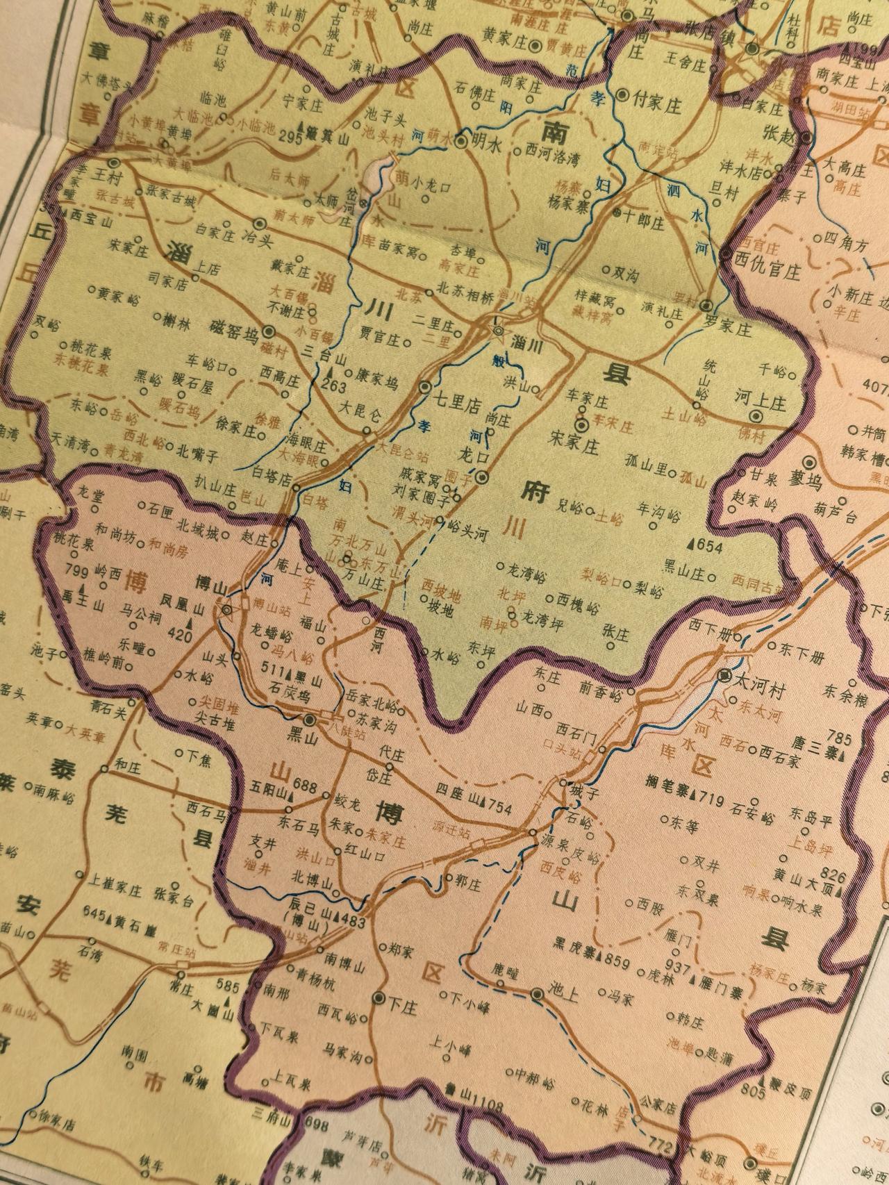 清雍正十二年博山设县时的地域范围一一