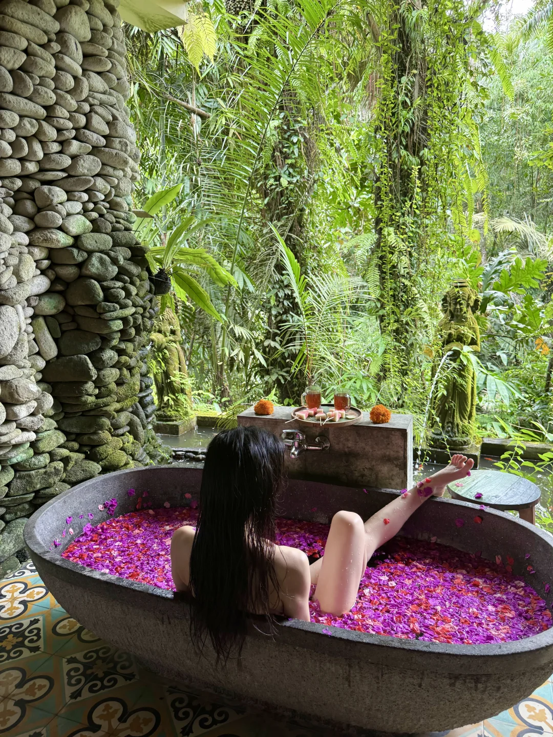 乌布spa🫶鲜花浴真的好舒服