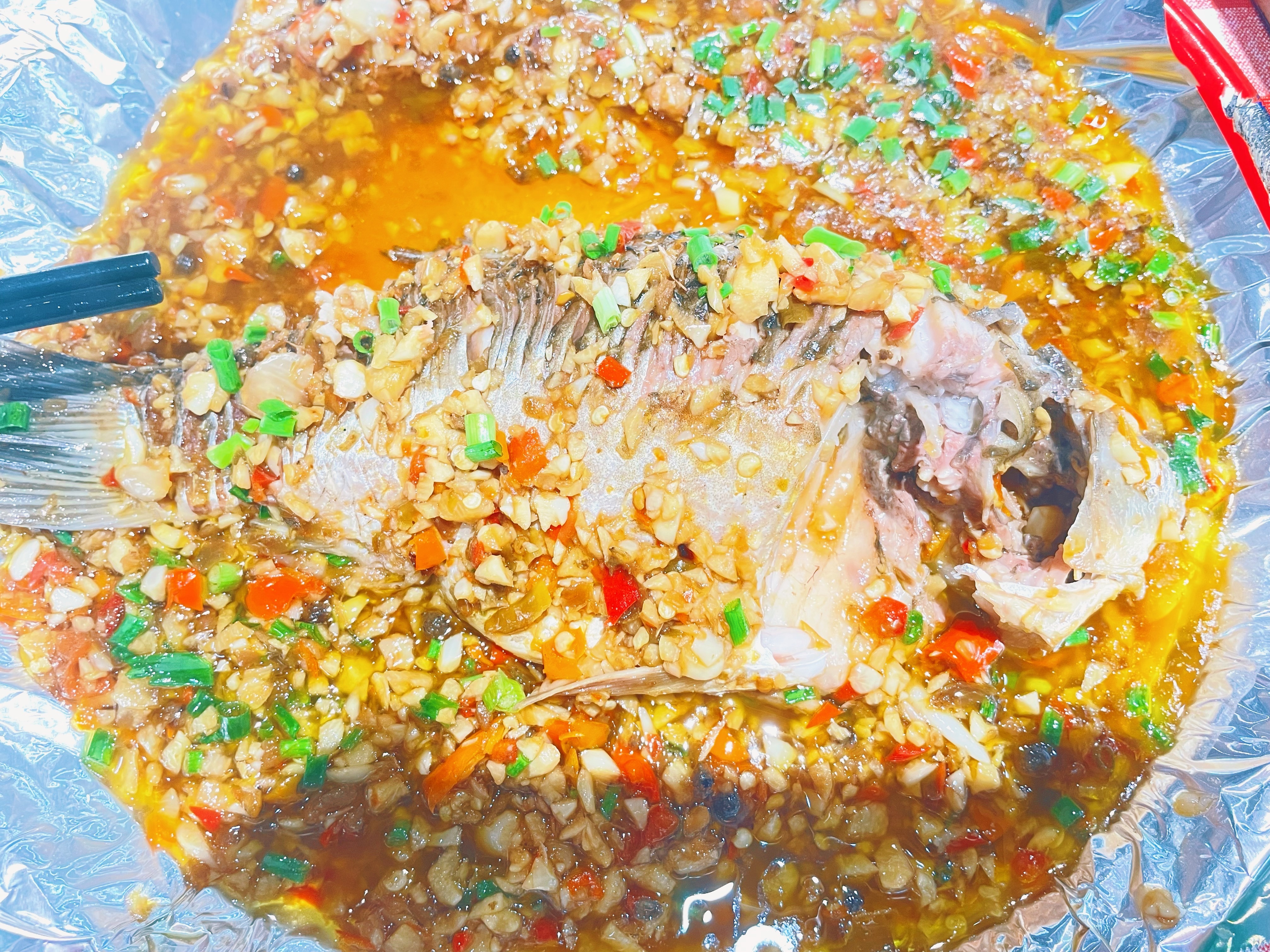 恰了一口才想起来拍照 