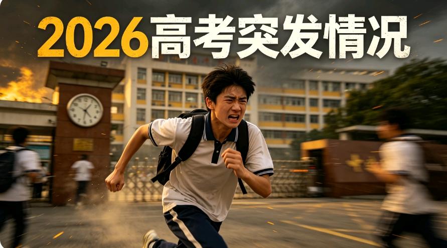2026高考各类突发乌龙汇总:
1. 忘带准考证：17人
​
2. 丢失准考证：