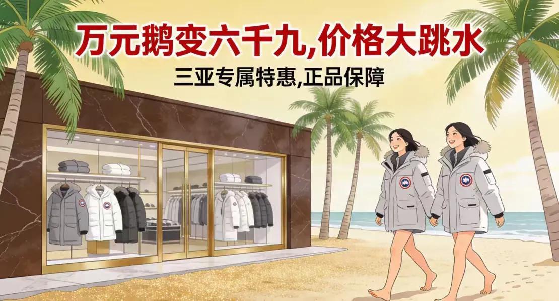 三亚30℃高温下的“反常”抢购：上万元加拿大鹅折后6900元被热捧
在30℃高温