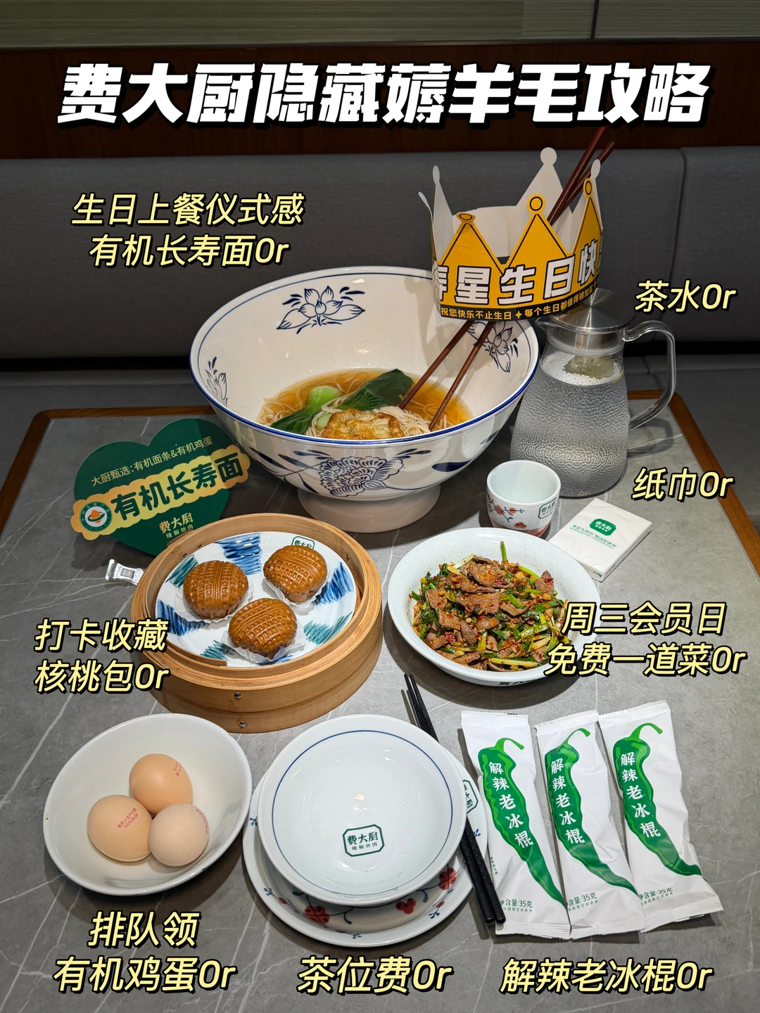 费大厨隐藏薅羊毛攻略！！（花小钱办大事版