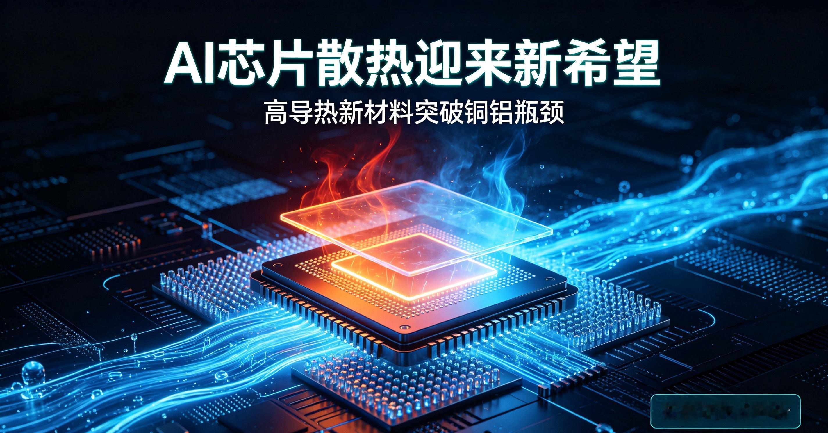 全新高导热新材料打破铜铝的导热瓶颈，告别长久以来的技术天花板，加速落地产业化，有