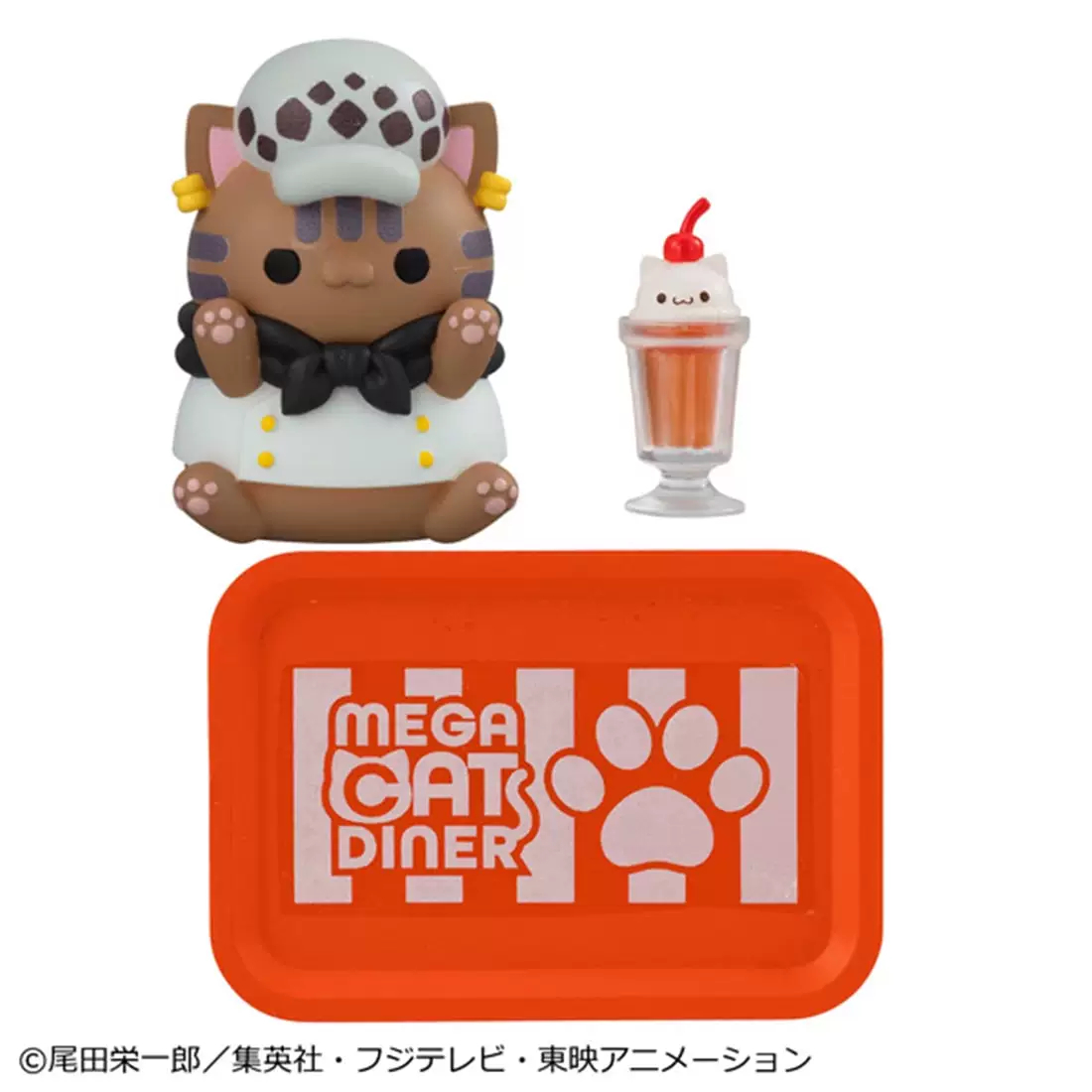 MEGA CAT PROJECT 喵Piece喵！Diner！6个随机手办盒装。