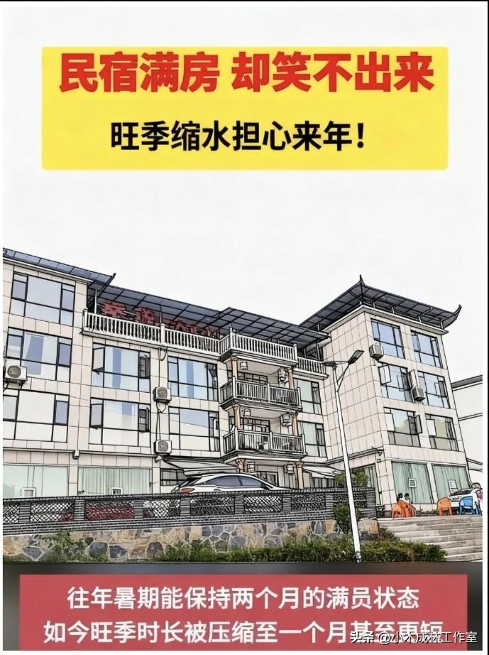 截至8月初，多地避暑的大多数民宿已经住得满满当当，但是为什么老板们还是高兴不起来