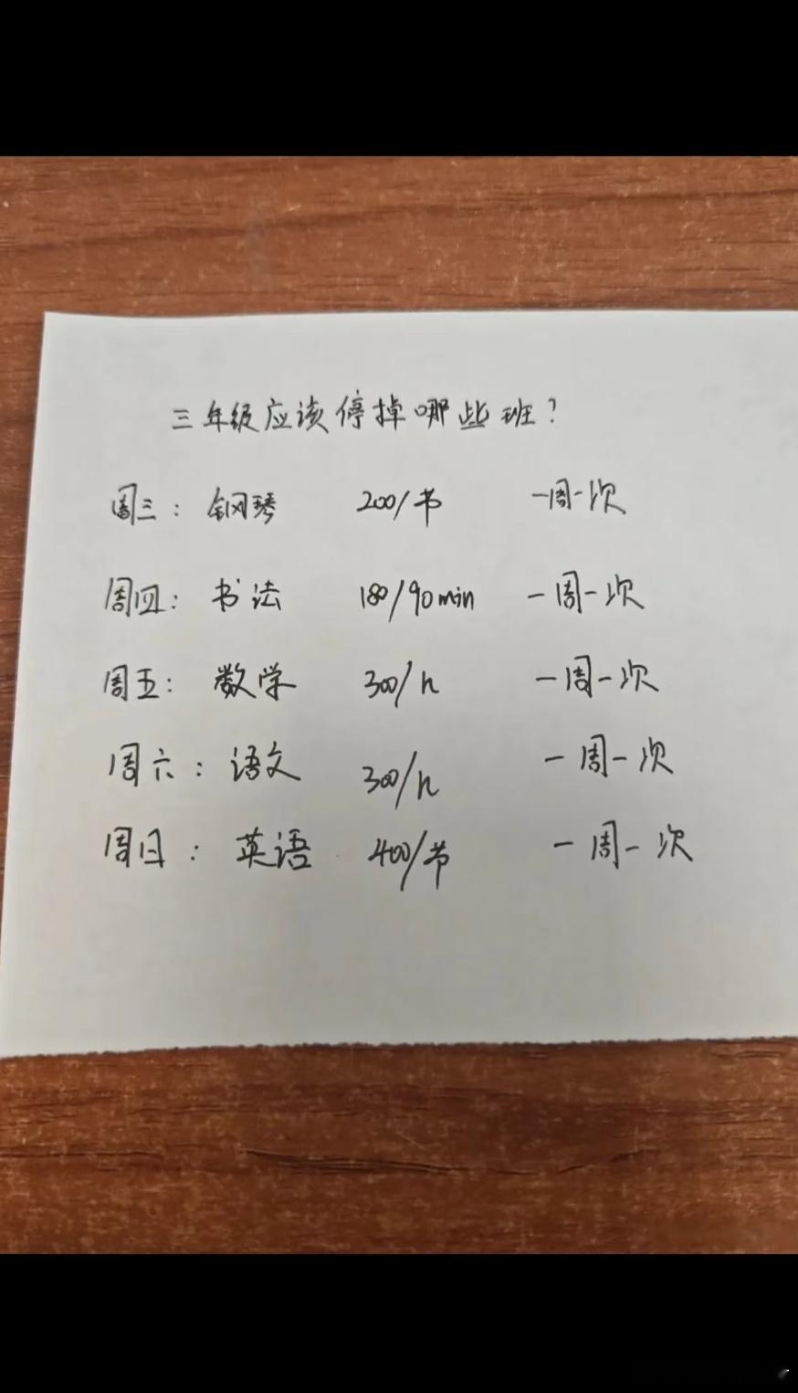 三年级的娃应该停掉哪个课呢？ ​​​