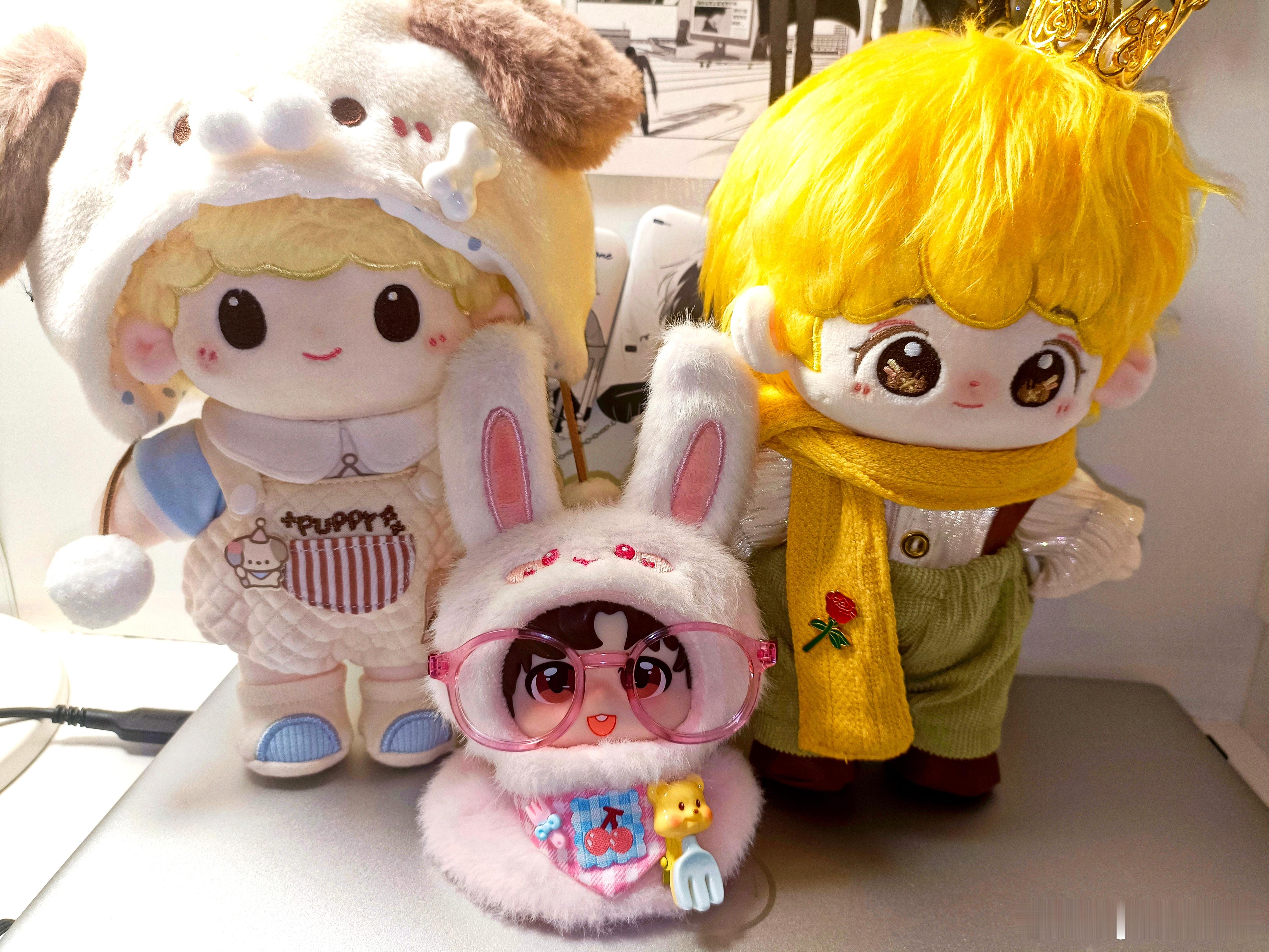 有如此萌的萌物进入中国贺峻霖时代少年团棉花娃娃