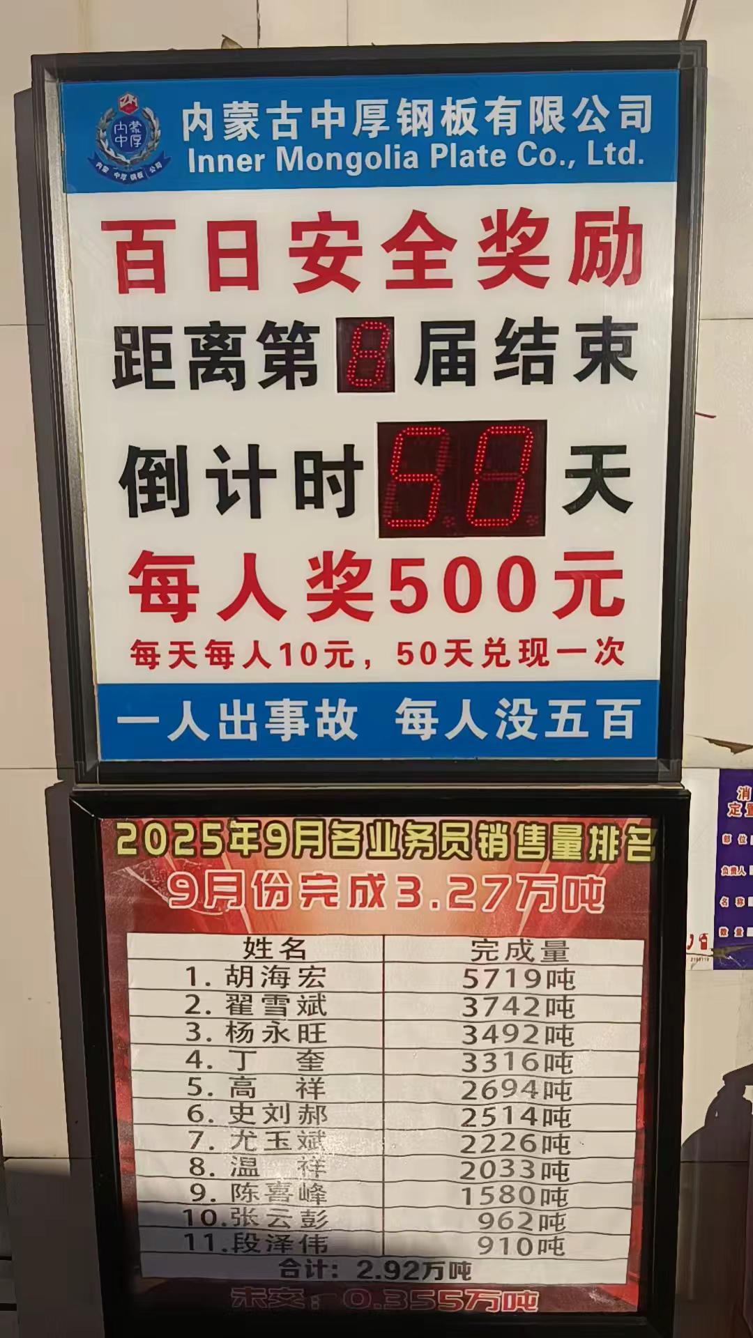 百日安全，每周五