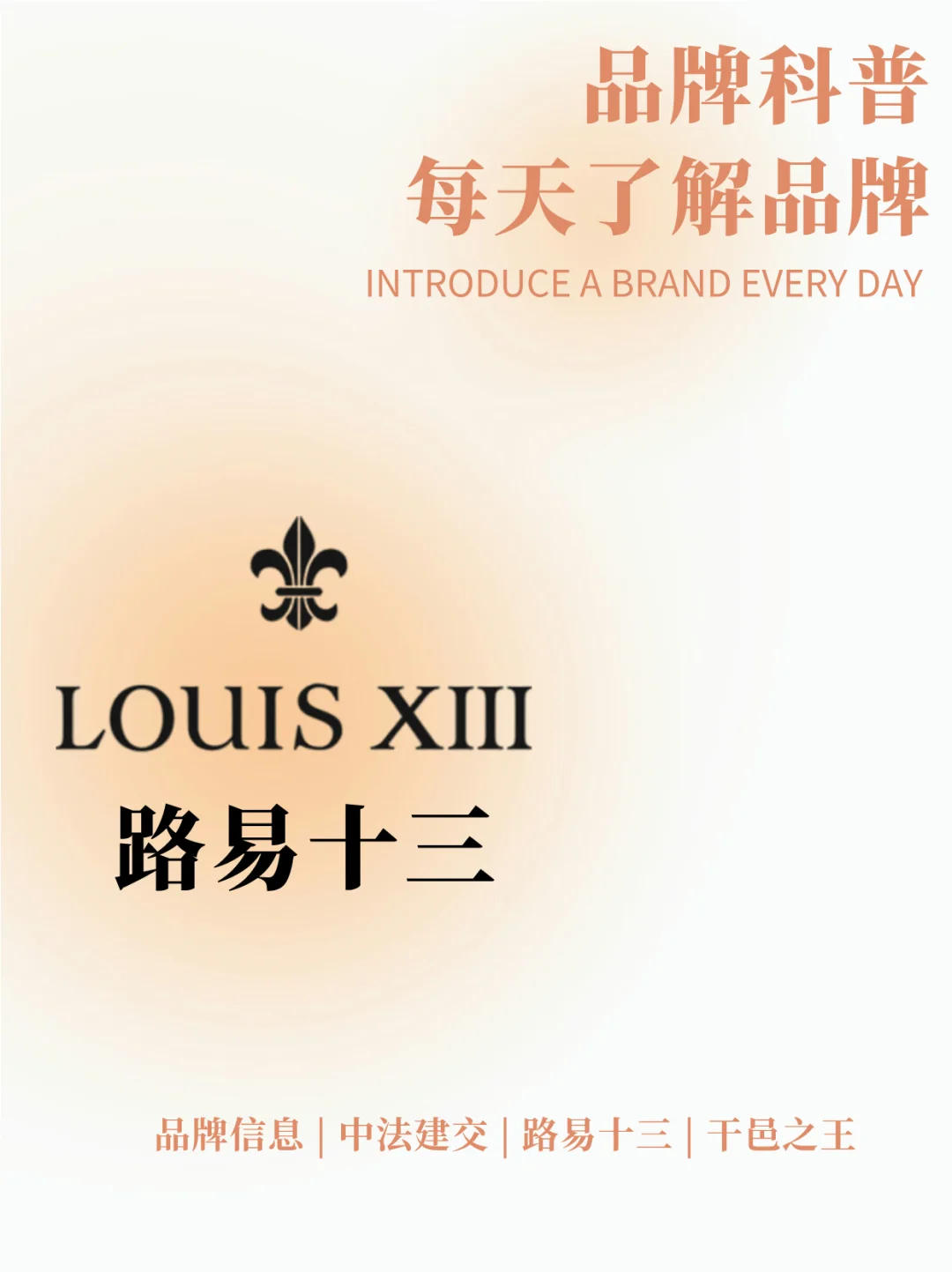 每天了解一个品牌｜路易十三 贵宾送礼干邑