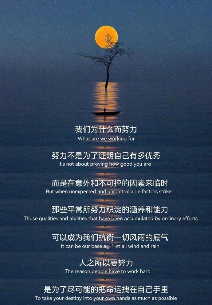 努力的真正意义是拥有选择权 ​​​