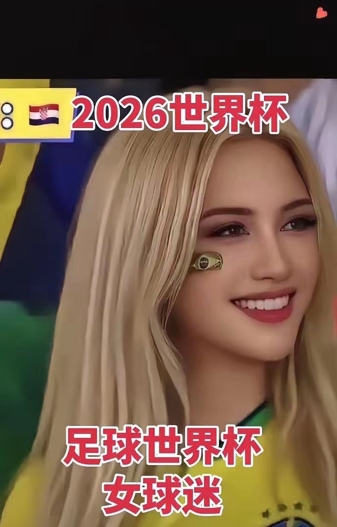 2026年足球世界杯。巴西女球迷 