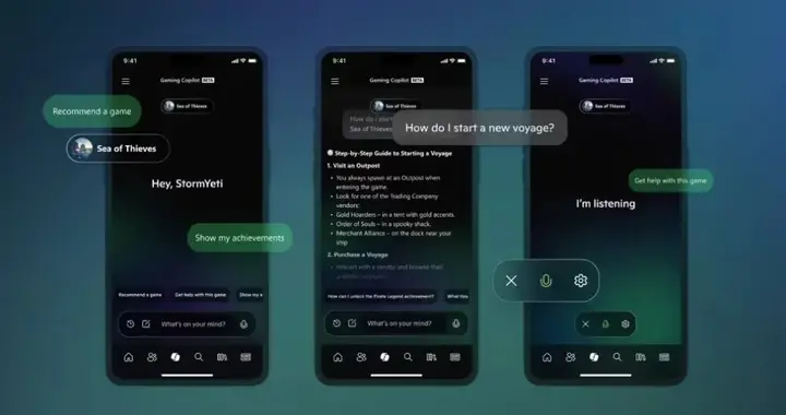 微软AI游戏助手上线移动端，提供无缝支持