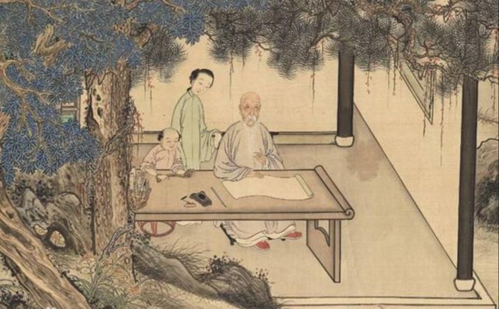 袁枚二十四岁中进士，三十八岁辞官，六十三岁得子，取名“迟”。三组数字摆在一起，已