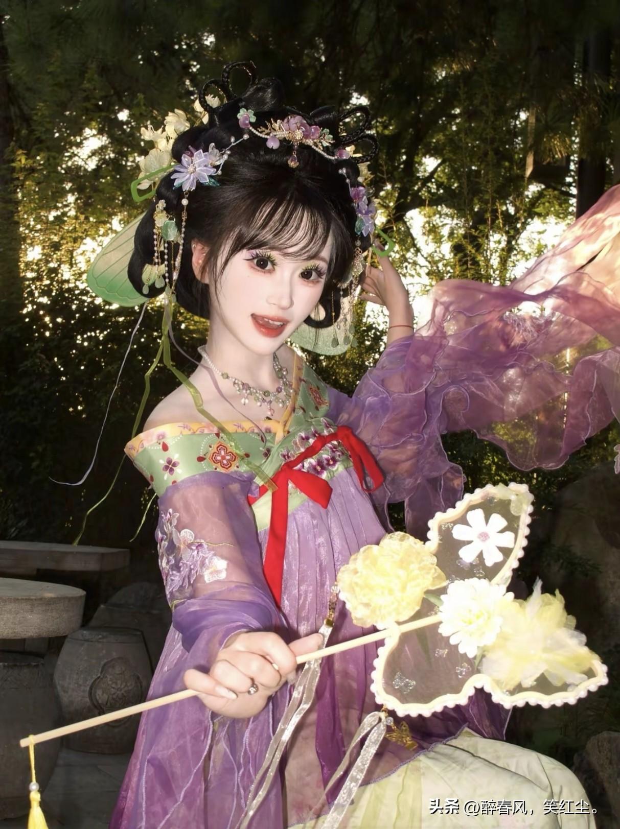 少女古风拍照 汉服穿搭自拍 国风汉服拍照 国风少女拍照