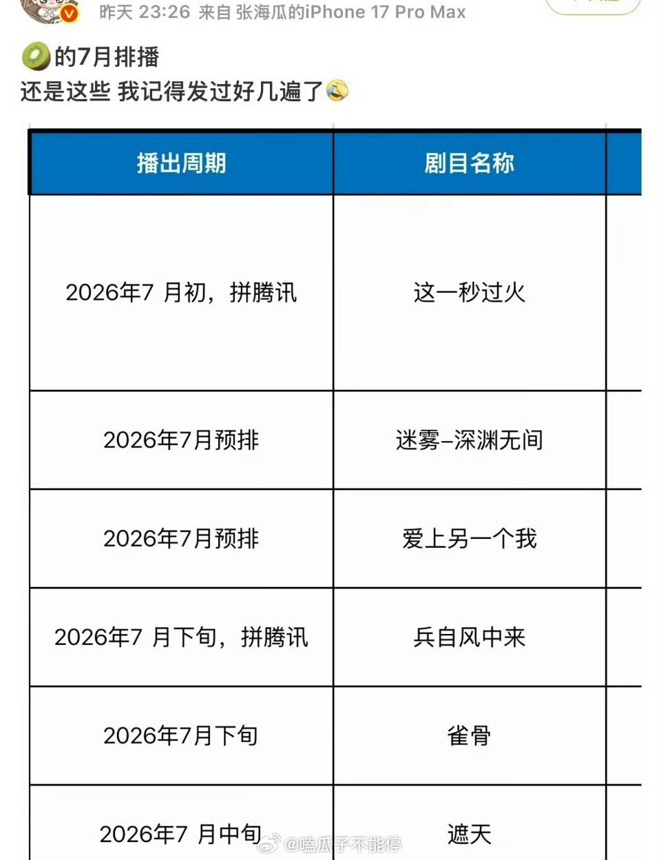 任嘉伦 深渊无间暂定7月初！期待这个李成 