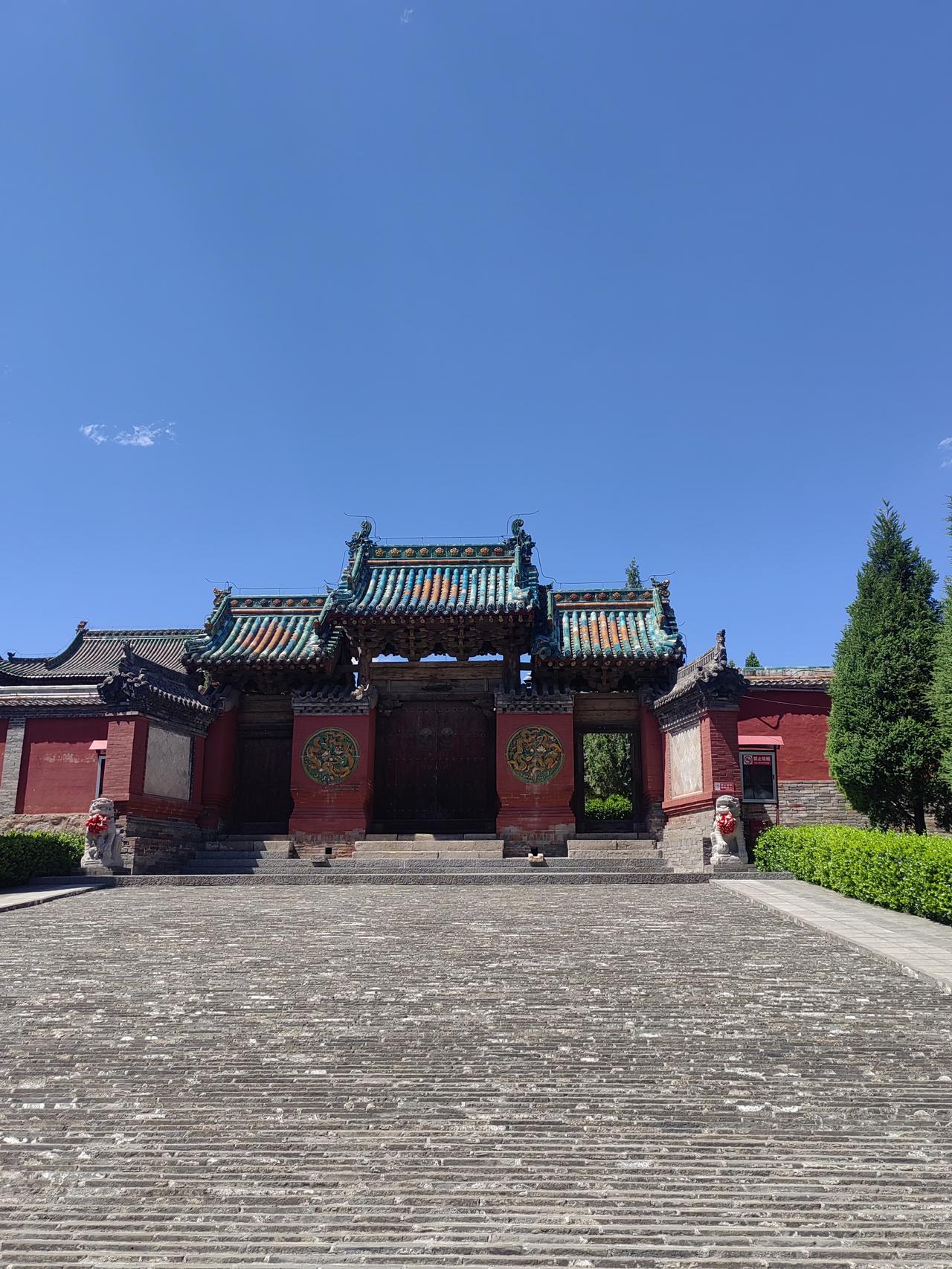山西汾阳太符观（金代原构+明代悬塑绝唱）
 2001年第五批被列为国保 
明代牌