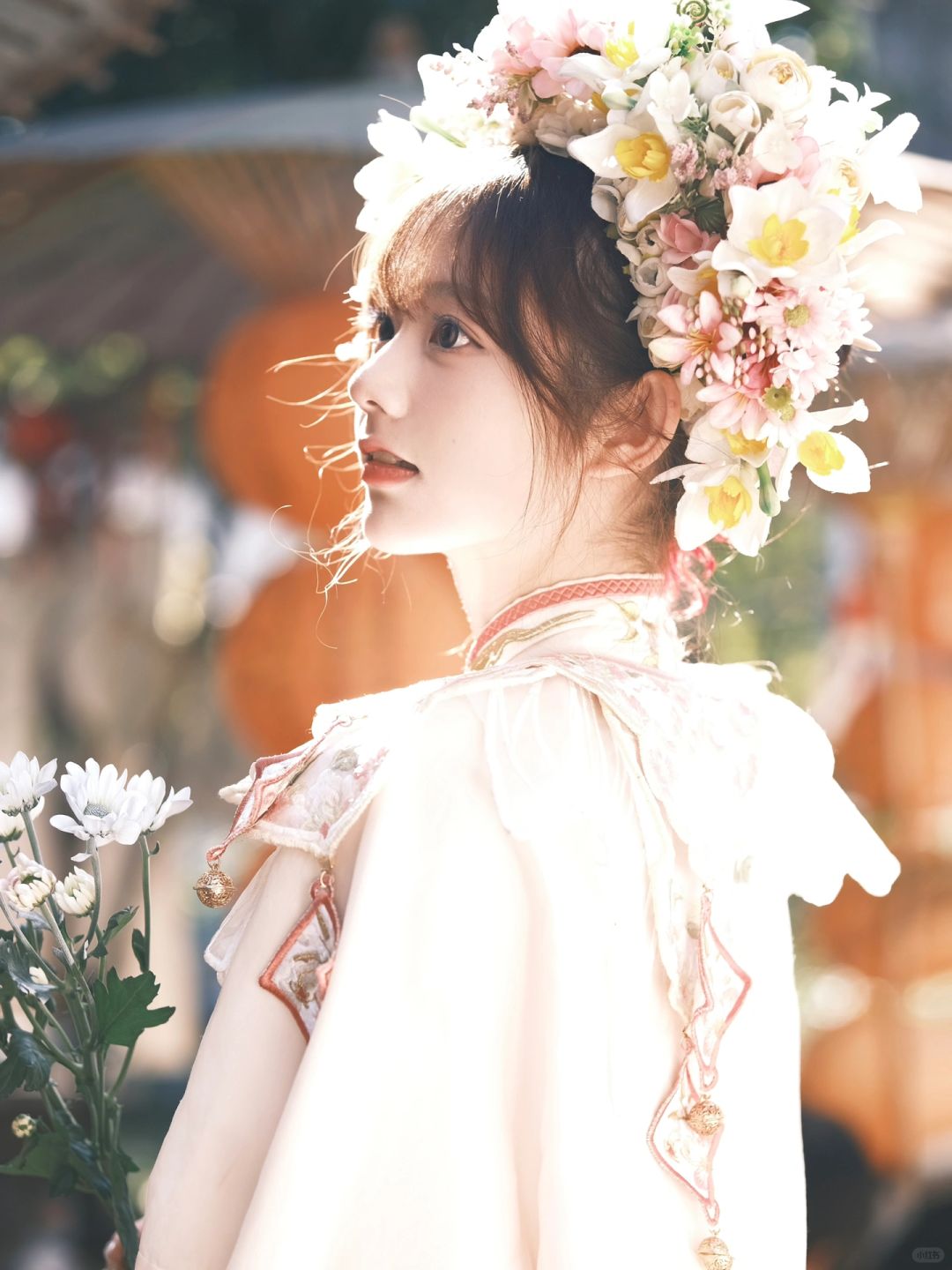 “一念簪花，一世无忧”