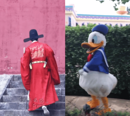 丁禹兮你怎么变唐老鸭了咱就是说小丁你怎么变唐老鸭了[偷笑]，是本体出来了嘛？ ​