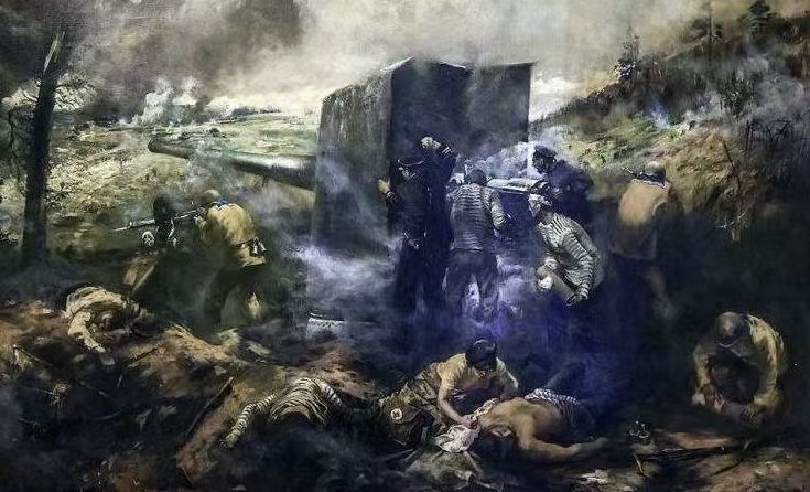 🔥1941年9月11日，阿芙乐尔号巡洋舰舰员的英雄壮举。在列宁格勒防线上，这艘