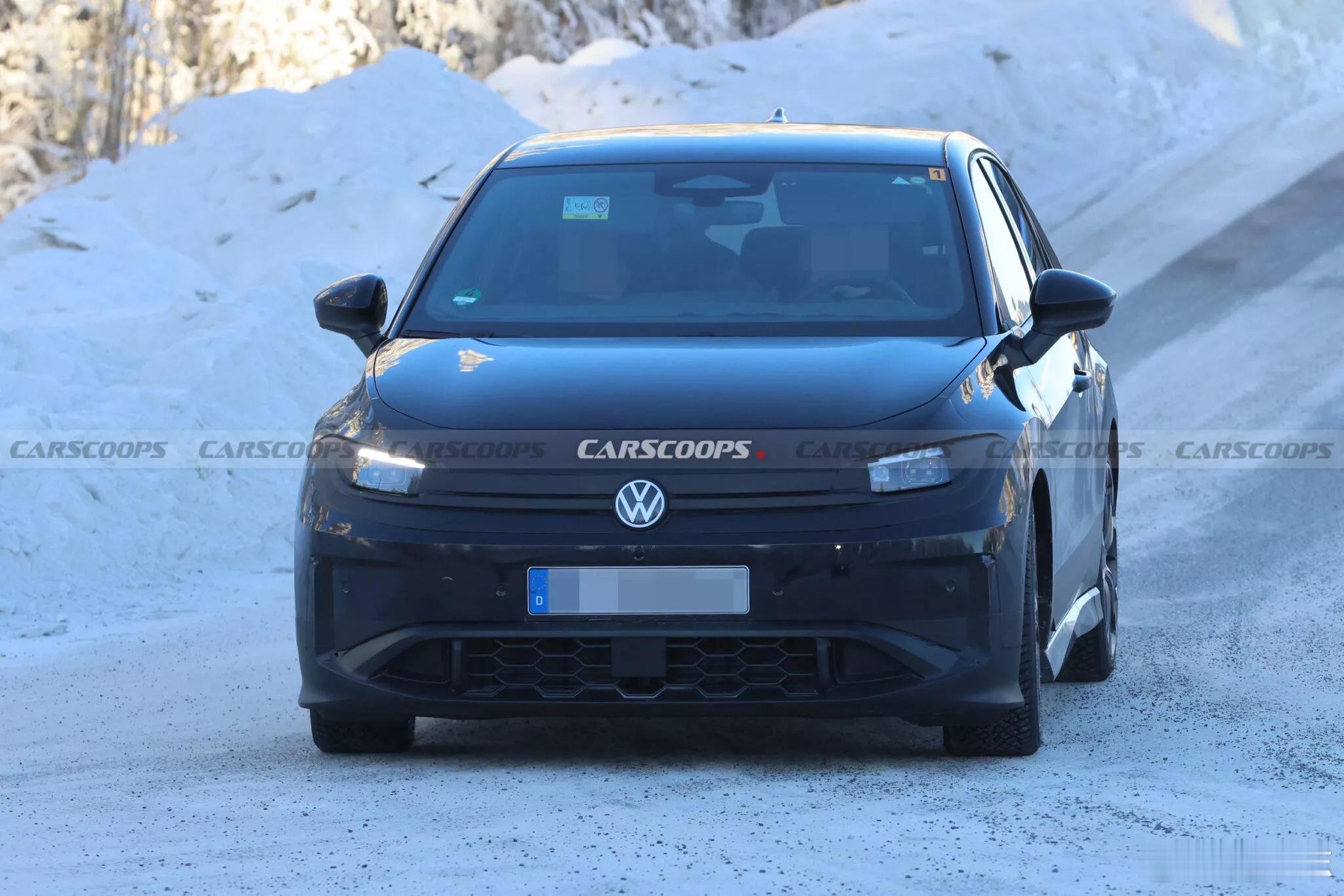 名车志谍照 【大众首款纯电 GTI 车型 ID. Polo GTI 实车曝光】该