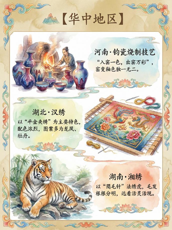 中国34省的非遗地图，太惊艳了 ​​​